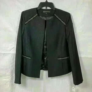 Preston & York Women’s Evening Jackets Black Size 6‎ New Lacey Gold Sparkle $109